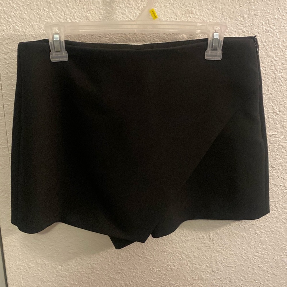 Zara Black Asymmetrical Skirt